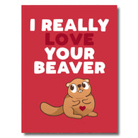 Beaver Love Card